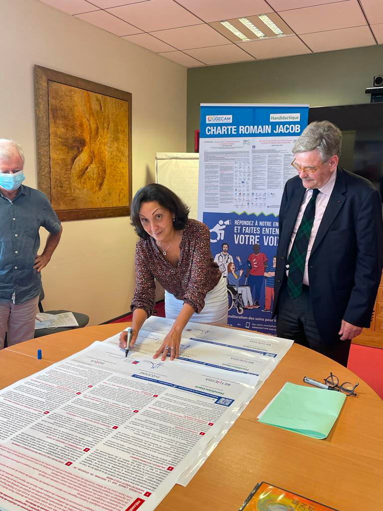 Le Groupe IRIS Santé signe la charte Romain Jacob